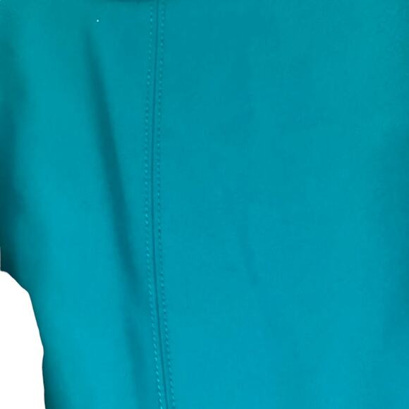 WHBM Perfect Form Teal Blue Straight Pencil Zipper Back Skirt Women Sz 0 - Picture 4 of 10